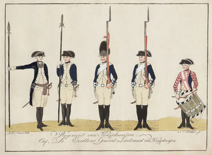 Framed Print : Regiment von Knÿphausen Framed Print : Regiment von Knÿphausen