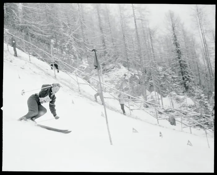 Framed Print : Regina Schopf Skiing Framed Print : Regina Schopf Skiing
