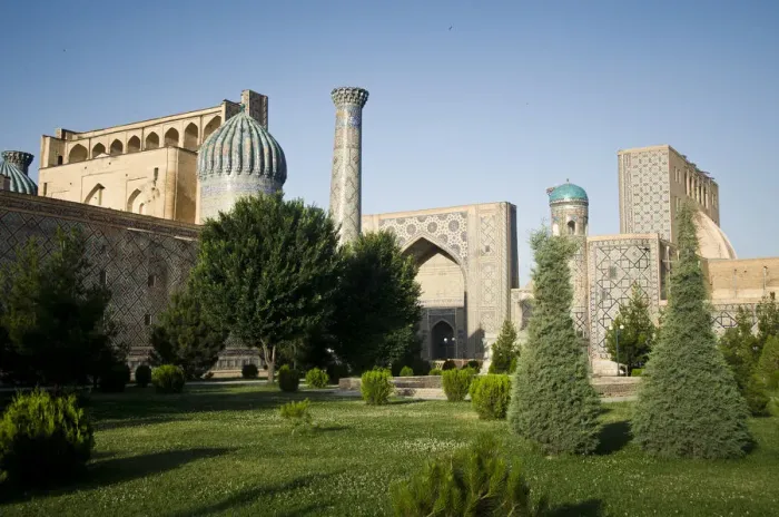 Framed Print : The Registan, Samarkand, Uzbekistan Framed Print : The Registan, Samarkand, Uzbekistan