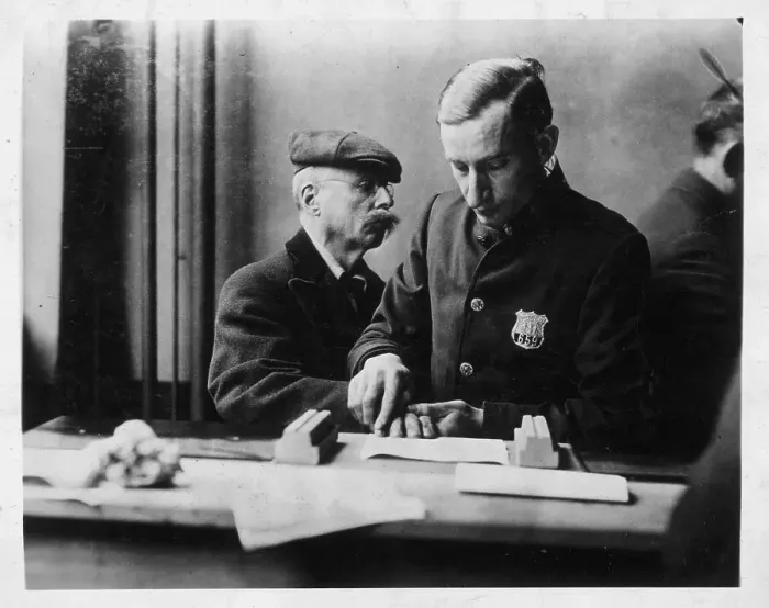 Framed Print : Registering And Fingerprinting Enemy Aliens During World War I Framed Print : Registering And Fingerprinting Enemy Aliens During World War I