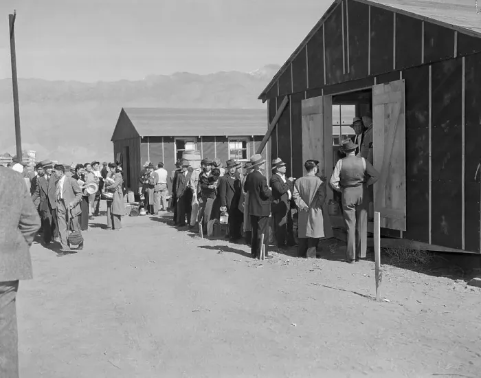 Framed Print : Registration at Japanese Relocation Center Framed Print : Registration at Japanese Relocation Center