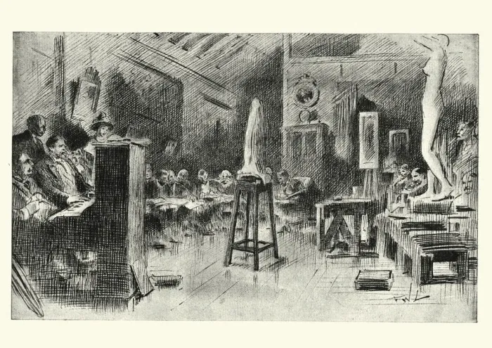 Framed Print : Rehearsal of the Masque, 1899 Framed Print : Rehearsal of the Masque, 1899