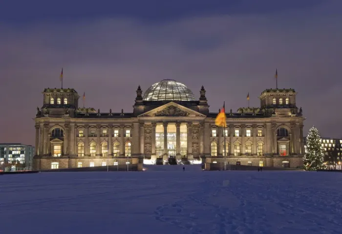 Framed Print : Reichstag building at night, winter, Tiergarten locality, Berlin, Germany, Europe Framed Print : Reichstag building at night, winter, Tiergarten locality, Berlin, Germany, Europe