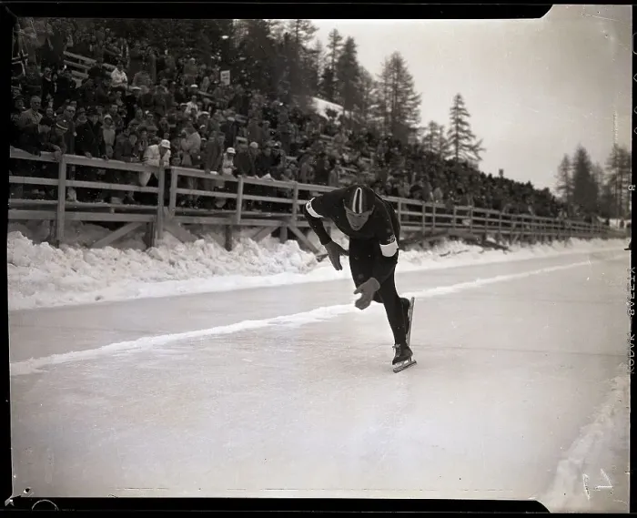 Framed Print : Reidar Laiklev Winning Olympic Speed Race Framed Print : Reidar Laiklev Winning Olympic Speed Race
