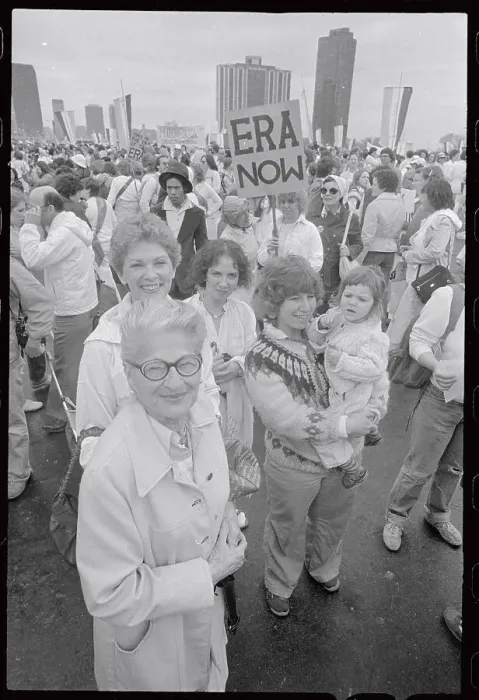 Framed Print : Related Women Participating in ERA March Framed Print : Related Women Participating in ERA March