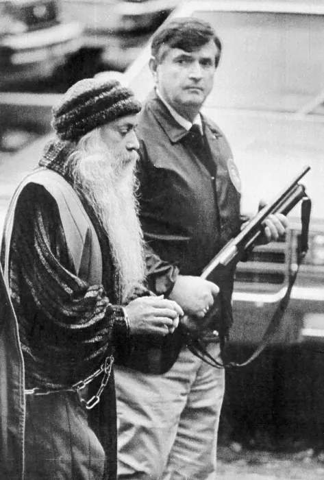 Framed Print : Religious Guru Being Escorted Into Court