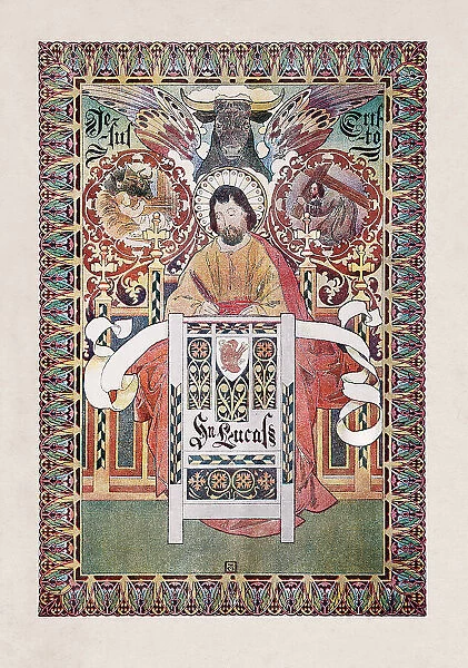 Religious painting Luke the Evangelist