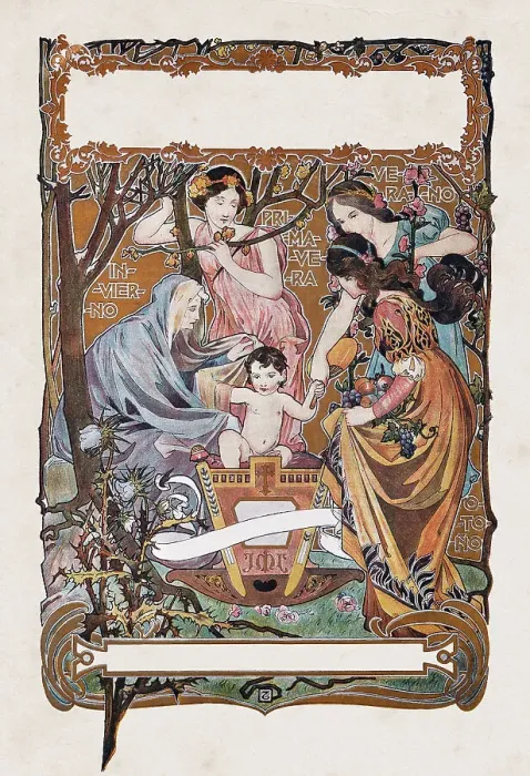 Framed Print : Religious painting showing Jesus as Baby surrounded by women Framed Print : Religious painting showing Jesus as Baby surrounded by women
