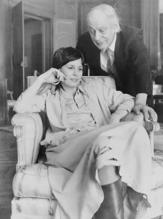 Framed Print : Rene Levesque with His Wife in Paris Framed Print : Rene Levesque with His Wife in Paris