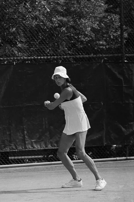 Framed Print : Renee Richards Playing Tennis Framed Print : Renee Richards Playing Tennis
