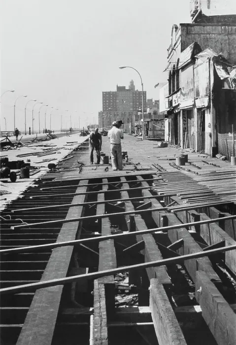 Framed Print : Renovations at the Coney Island Framed Print : Renovations at the Coney Island