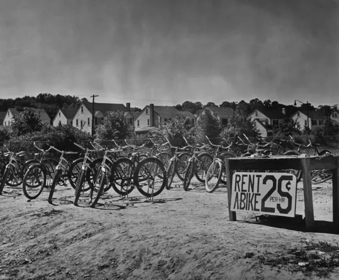 Framed Print : Rent A Bike Framed Print : Rent A Bike
