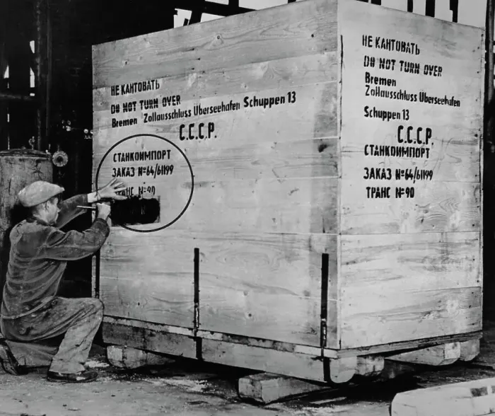 Framed Print : Reparations Shipment To Soviet Union Framed Print : Reparations Shipment To Soviet Union