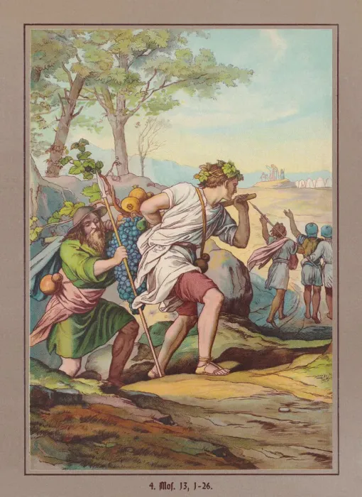 Framed Print : Report of the Spies, chromolithograph, published ca. 1880 Framed Print : Report of the Spies, chromolithograph, published ca. 1880