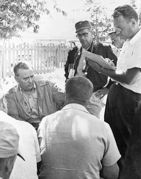 Framed Print : Reporters Being Briefed on Polygamist Cult Framed Print : Reporters Being Briefed on Polygamist Cult