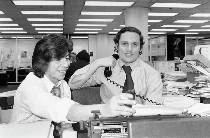 Framed Print : Reporters Carl Bernstein and Bob Woodward Framed Print : Reporters Carl Bernstein and Bob Woodward