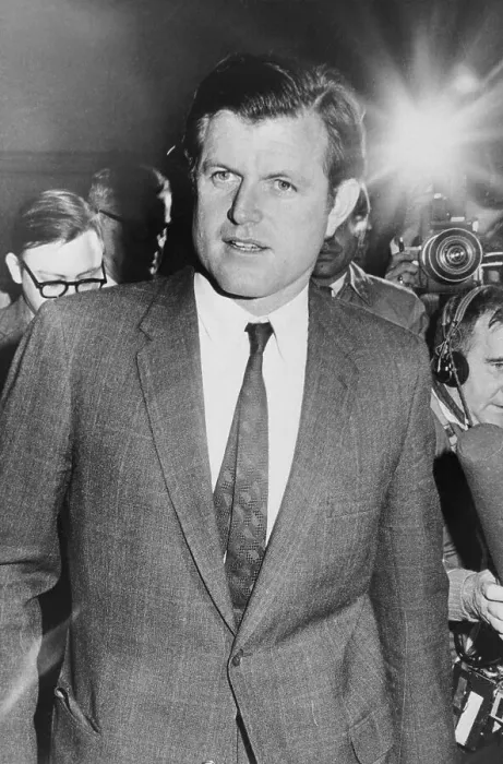 Framed Print : Reporters Following Edward Kennedy Framed Print : Reporters Following Edward Kennedy
