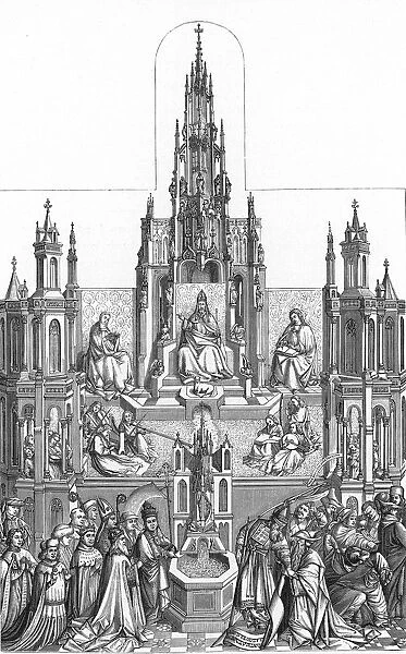 Reproduction Of Panel By Van Eyck