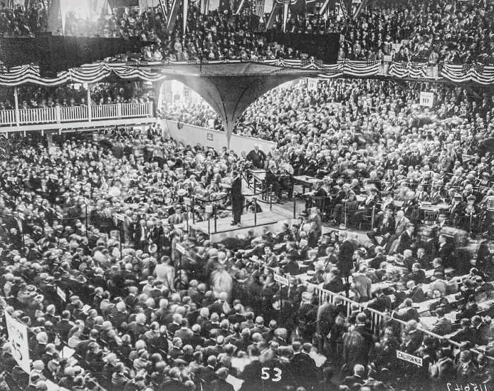 Framed Print : Republican Convention Audience Surrounding Chairman Will Hayes Framed Print : Republican Convention Audience Surrounding Chairman Will Hayes