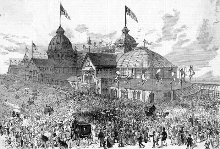 Framed Print : Republican Convention; Exposition Buildi