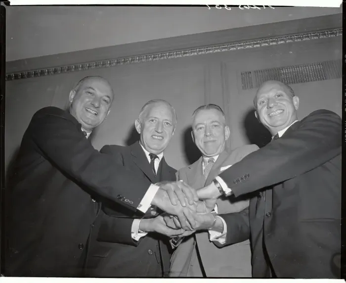 Framed Print : Republican Favorites Joining Hands Together Framed Print : Republican Favorites Joining Hands Together