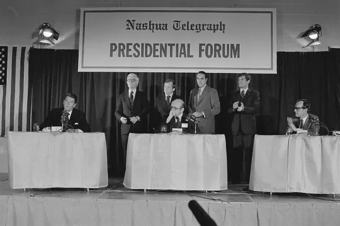 Framed Print : Republican Presidential Candidates at Debate Framed Print : Republican Presidential Candidates at Debate
