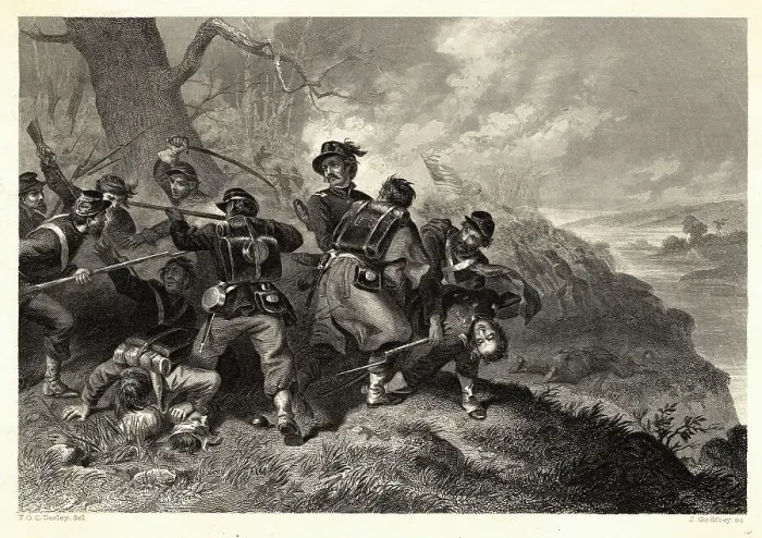 Framed Print : Rescuing Brigadier General Baker Framed Print : Rescuing Brigadier General Baker
