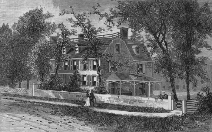 Framed Print : Residence of John Adams Framed Print : Residence of John Adams