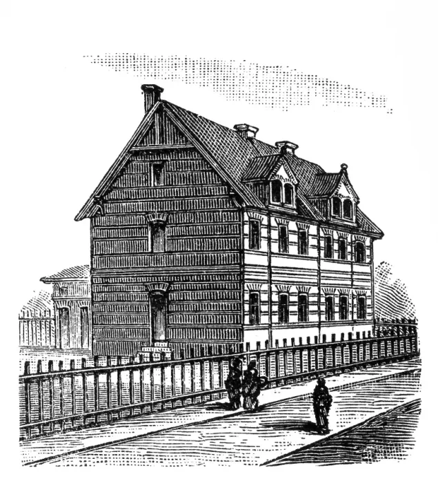 Framed Print : Residential house Framed Print : Residential house