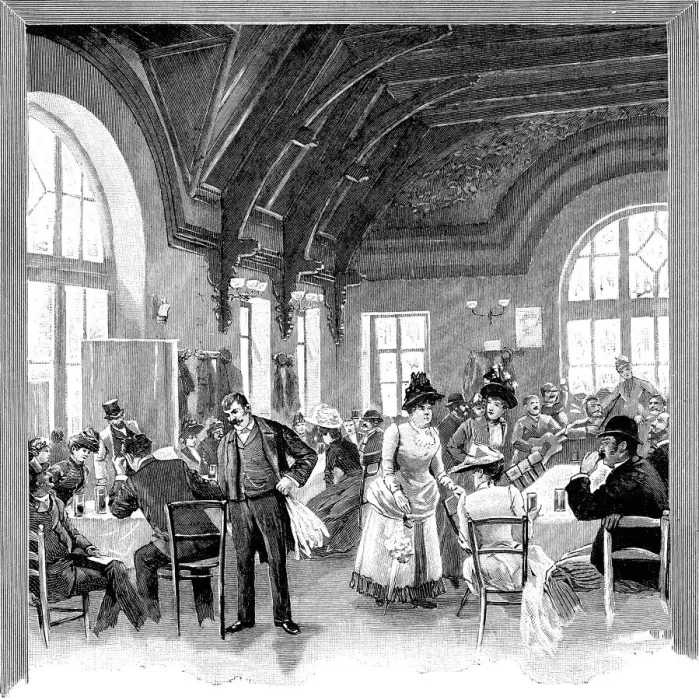 Framed Print : Restaurant at the gates of Vienna: Goldene Waldschnepfe Framed Print : Restaurant at the gates of Vienna: Goldene Waldschnepfe
