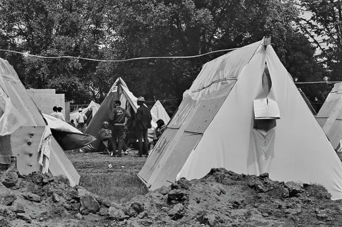Framed Print : Resurrection City, Activists Protest Camp