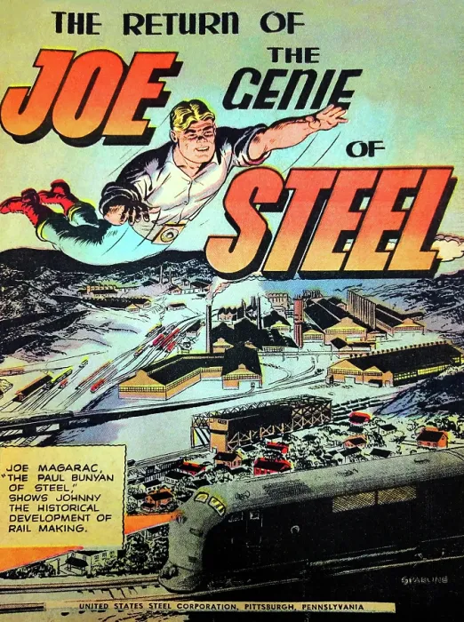 Framed Print : The Return of Joe the Genie of Steel Framed Print : The Return of Joe the Genie of Steel