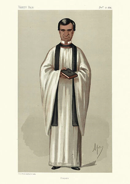 Rev. Henry White, Prayers, Vanity fair caricature
