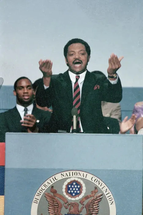 Framed Print : Rev. Jesse Jackson Making a Speech Framed Print : Rev. Jesse Jackson Making a Speech