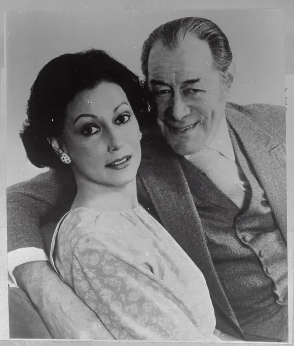 Framed Print : Rex Harrison Sitting with His New Bride Framed Print : Rex Harrison Sitting with His New Bride
