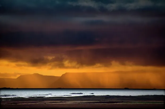 Framed Print : Reykholar Sunset Framed Print : Reykholar Sunset
