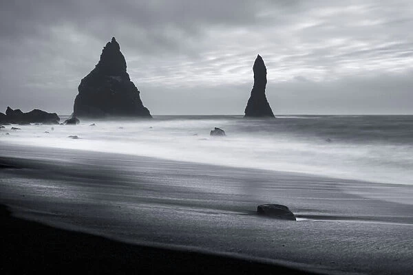 Poster Iceland Many Sizes; Black Sand Beach In Vik