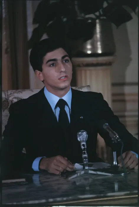 Framed Print : Reza Pahlavi Speaking Framed Print : Reza Pahlavi Speaking