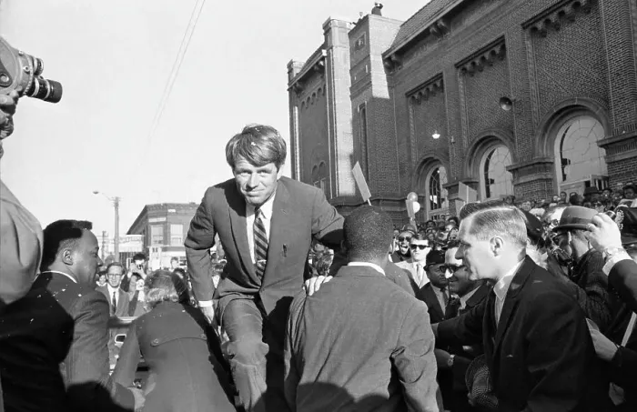 Framed Print : RFK in Indiana Framed Print : RFK in Indiana