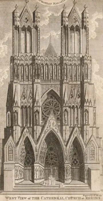 Framed Print : Rheims Cathedral Framed Print : Rheims Cathedral