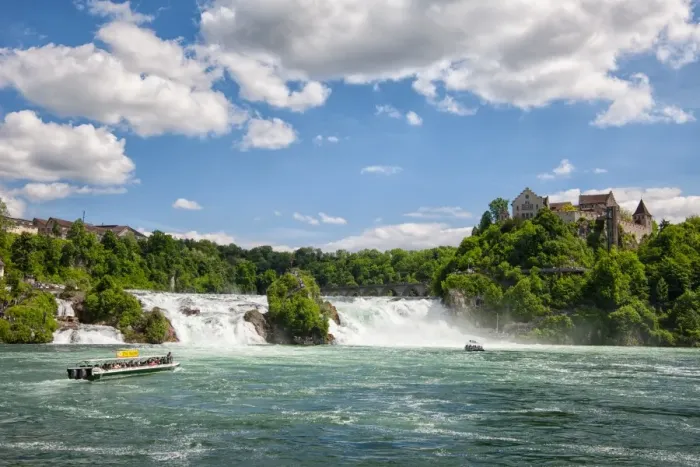 Framed Print : Rheinfall. The Rhine Falls is a waterfall in Switzerland, Europe Framed Print : Rheinfall. The Rhine Falls is a waterfall in Switzerland, Europe