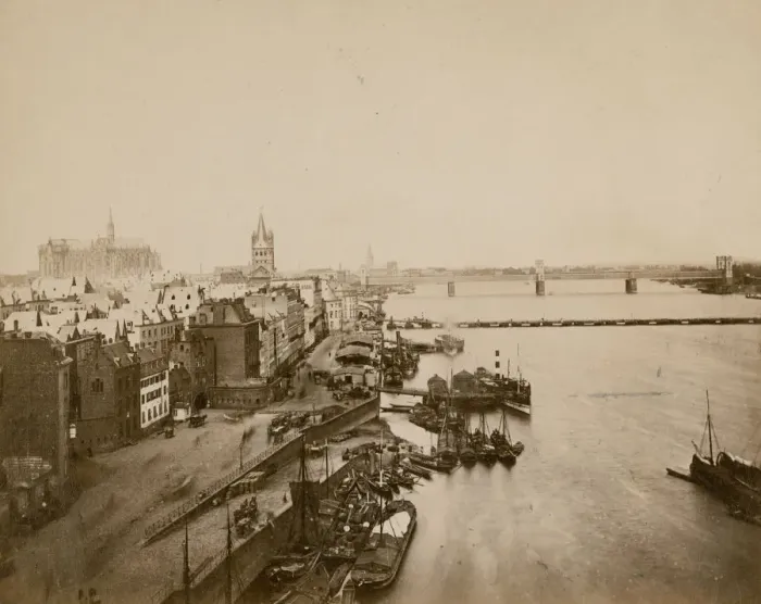 Framed Print : Rhine In Cologne Framed Print : Rhine In Cologne