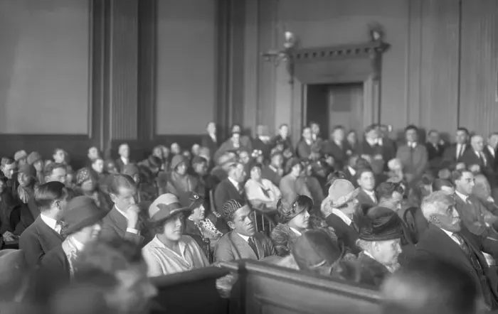 Framed Print : Rhinelander v. Rhinelander Trial of 1925 Framed Print : Rhinelander v. Rhinelander Trial of 1925