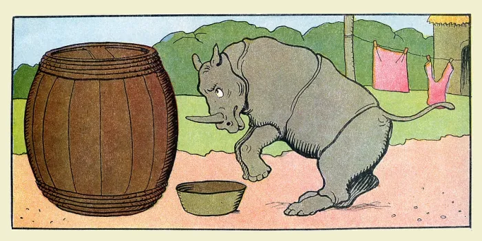 Framed Print : Rhino Wants a Drink Framed Print : Rhino Wants a Drink
