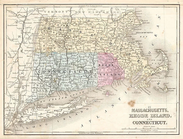 Rhode Island Massachusetts Connecticut 1867