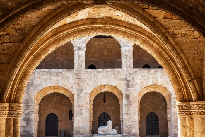 Framed Print : Rhodes Arches Framed Print : Rhodes Arches