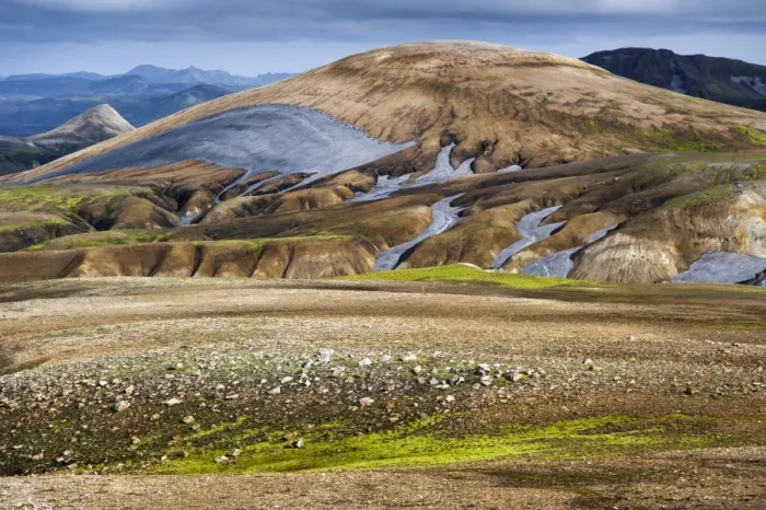 Framed Print : Rhyolite mountains, Landmannalaugar, Fjallabak Nature Reserve, Highlands of Iceland, Iceland, Europe
