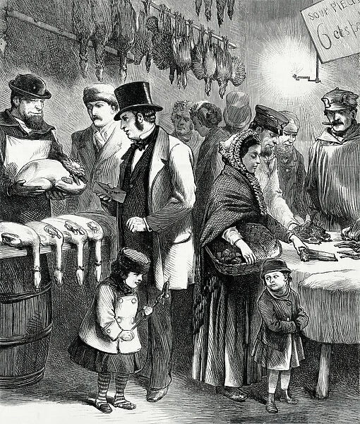 Rich and the Poor at a Market