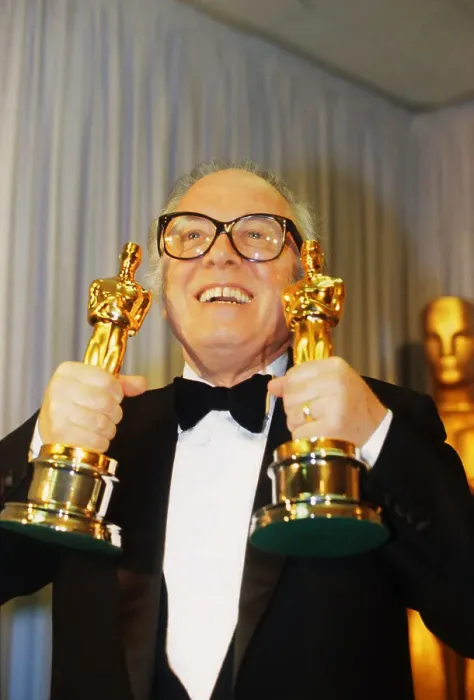 Framed Print : Richard Attenborough Holding Oscars Framed Print : Richard Attenborough Holding Oscars