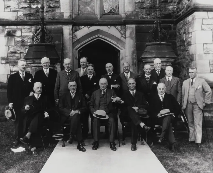 Framed Print : Richard Bedford Bennett's Cabinet Posing Framed Print : Richard Bedford Bennett's Cabinet Posing